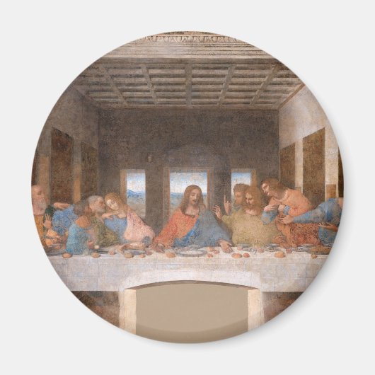 De laatste Supper van Leonardo Da Vinci Magneet (Voorkant)
