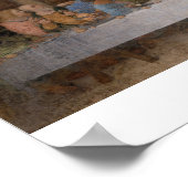 De laatste Supper van Leonardo Da Vinci Poster (Hoek)