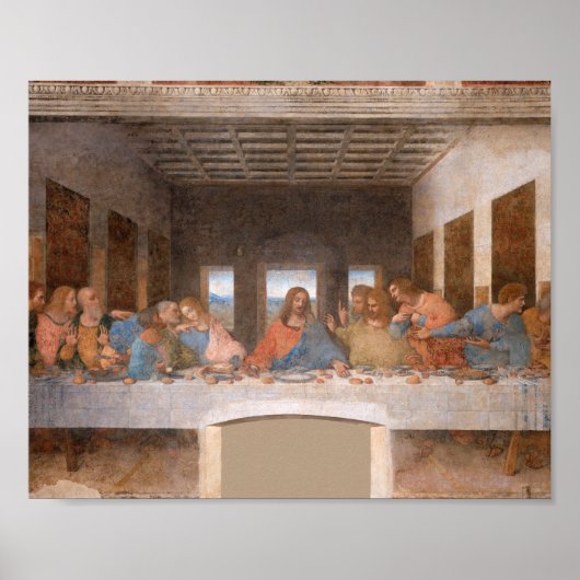 De laatste Supper van Leonardo Da Vinci Poster (Voorkant)