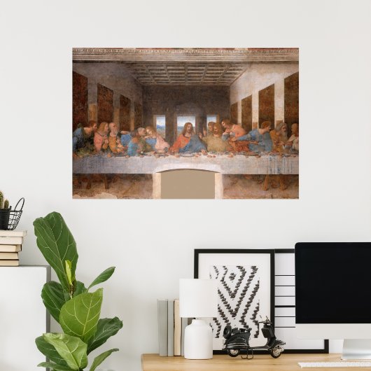De laatste Supper van Leonardo Da Vinci Poster (Thuiskantoor)