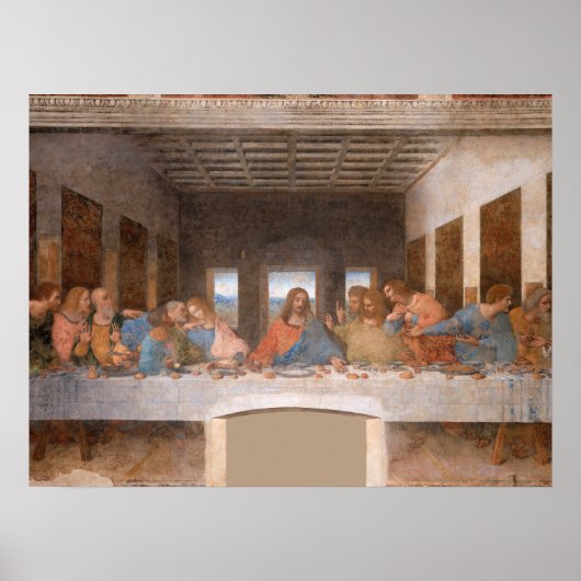 De laatste Supper van Leonardo Da Vinci Poster (Voorkant)