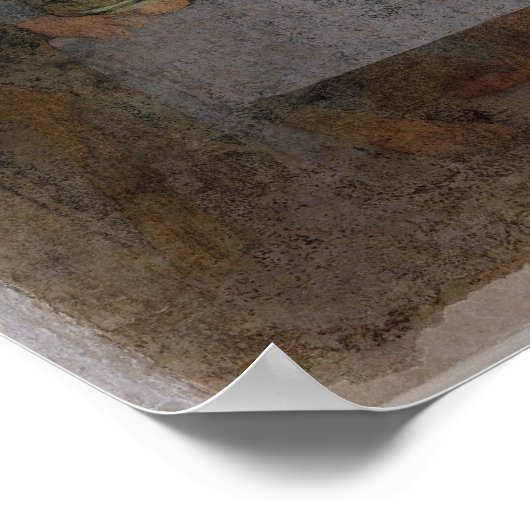 De laatste Supper van Leonardo da Vinci Poster (Hoek)