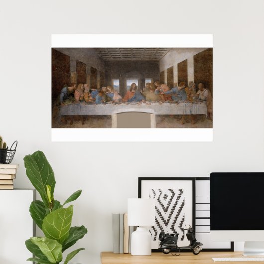 De laatste Supper van Leonardo Da Vinci Poster (Thuiskantoor)