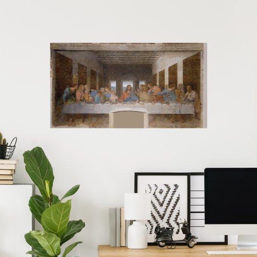 De laatste Supper van Leonardo Da Vinci Poster (Thuiskantoor)