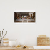 De laatste Supper van Leonardo Da Vinci Poster (Keuken)