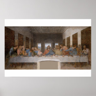 De laatste Supper van Leonardo Da Vinci Poster