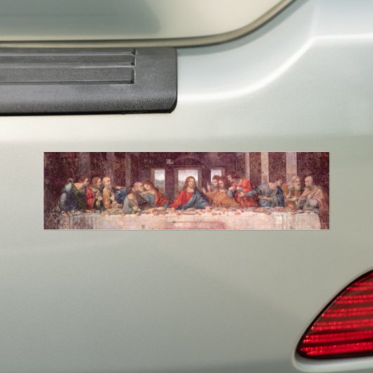 De laatste Supper van Leonardo da Vinci, Renaissan Bumpersticker (Op auto)