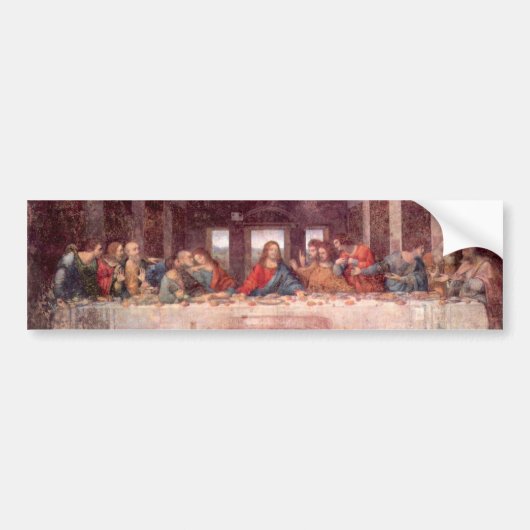 De laatste Supper van Leonardo da Vinci, Renaissan Bumpersticker (Voorkant)