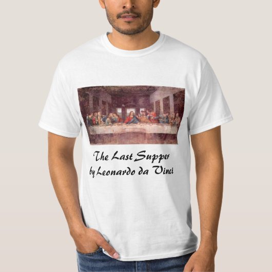 De laatste Supper van Leonardo da Vinci, Renaissan T-shirt (Voorkant)