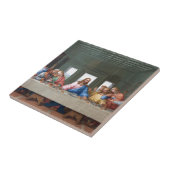 De laatste Supper van Leonardo da Vinci Tegeltje (Zijkant)