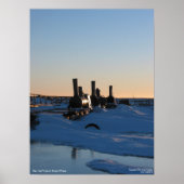 De laatste trein naar sneeuw waar poster (Voorkant)