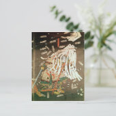 De laatste Tribune van de Clan Kusanoki Briefkaart (Staand voorkant)