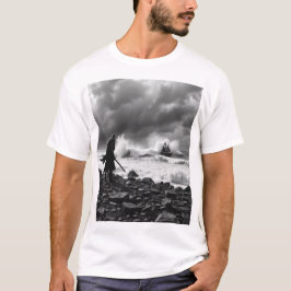De laatste tribune van de Viking - Charcoal Art of T-shirt