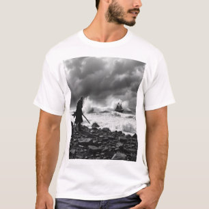 De laatste tribune van de Viking - Charcoal Art of T-shirt
