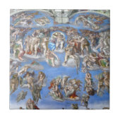 De laatste uitspraak: Sistine Chapel - keramische Tegeltje (Voorkant)