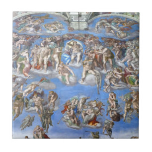 De laatste uitspraak: Sistine Chapel - keramische Tegeltje