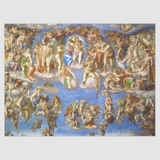 De laatste uitspraak van Michelangelo Tissuepapier (Voorkant)