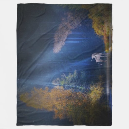 De laatste Unicorn Fleece Blanket (Voorkant)