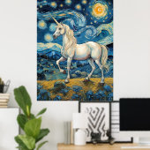 De laatste Unicorn Poster (Thuiskantoor)