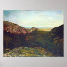 De laatste vallei - John La Farge Fine Art Poster