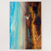 De laatste van de Buffalo Albert Bierstadt 1888 Legpuzzel (Verticaal)