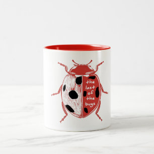 De Laatste Van De Bugs , Lieveheersbeestje Liefheb Tweekleurige Koffiemok