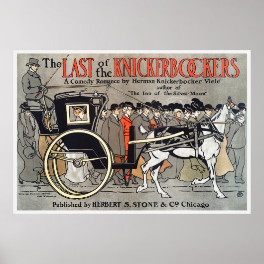 De laatste van de Knickerbockers Poster (Voorkant)