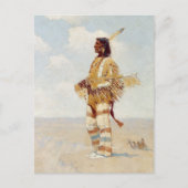 De laatste van zijn Race De Verdwijnende Amerikaan Briefkaart (Voorkant)