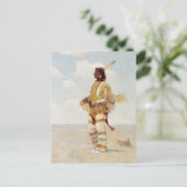 De laatste van zijn Race De Verdwijnende Amerikaan Briefkaart (Staand voorkant)