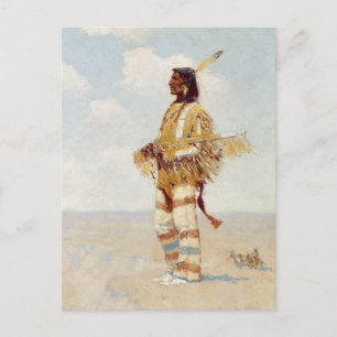 De laatste van zijn Race De Verdwijnende Amerikaan Briefkaart