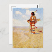 De laatste van zijn race Frederic Remington Briefkaart (Voorkant / Achterkant)