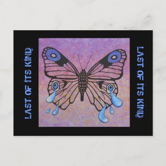 De laatste van zijn soort briefkaart (Voorkant)