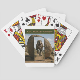 De laatste verdediging van de spiegel pokerkaarten