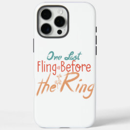 De laatste viering voor het huwelijk iPhone 16 pro max hoesje