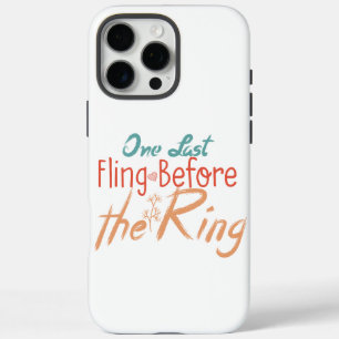 De laatste viering voor het huwelijk iPhone 16 pro max hoesje