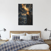 De Laatste Vlamhouder – Hemels Abis Fantasie Canvas Afdruk (Insitu (Slaapkamer))