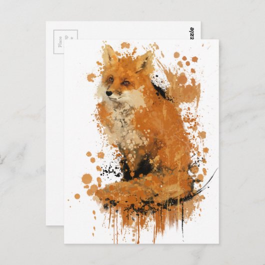 De laatste vos briefkaart (Voorkant / Achterkant)