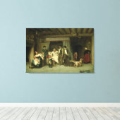 De laatste waarschuwing, 1886 canvas afdruk (Insitu (Houten vloer))