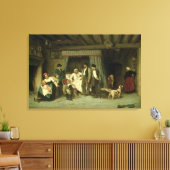 De laatste waarschuwing, 1886 canvas afdruk (Insitu (Woonkamer))