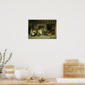 De laatste waarschuwing, 1886 poster (Keuken)