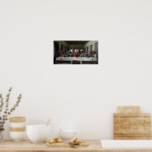 De laatste wandelaar, wandelende windstijl poster (Keuken)