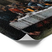 De laatste wandelaar, wandelende windstijl poster (Hoek)