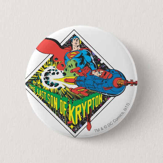 De laatste zoon van Krypton Ronde Button 5,7 Cm (Voorkant)