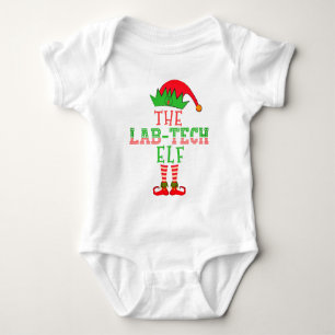 De Lab Tech Elf Kerstmis Familie Matching Pyjama Romper