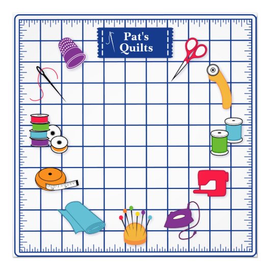 De Label Quilt aanpassen Foto Afdruk (Voorkant)