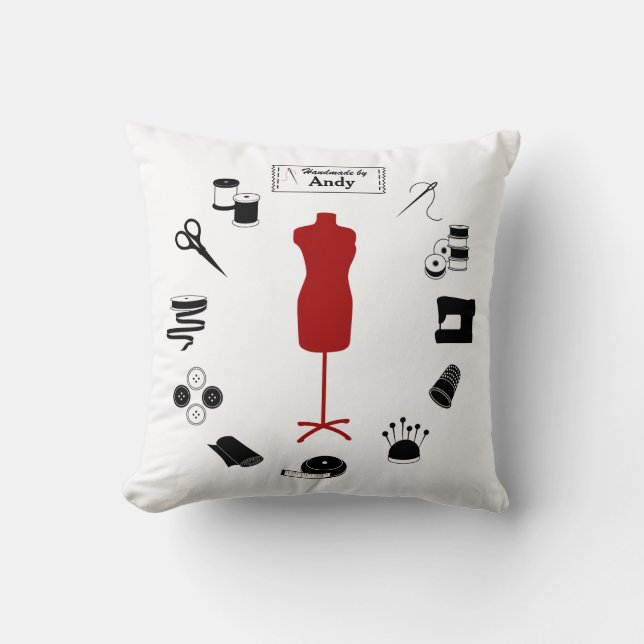 De labelpiloot aanpassen kussen (Voorkant)