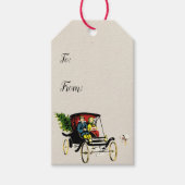 De Labels van de Gift van de Groeten van Kerstmis Cadeaulabel (Voorkant)