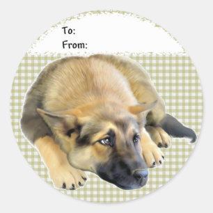 De Labels van de Gift van het Puppy van de Hond