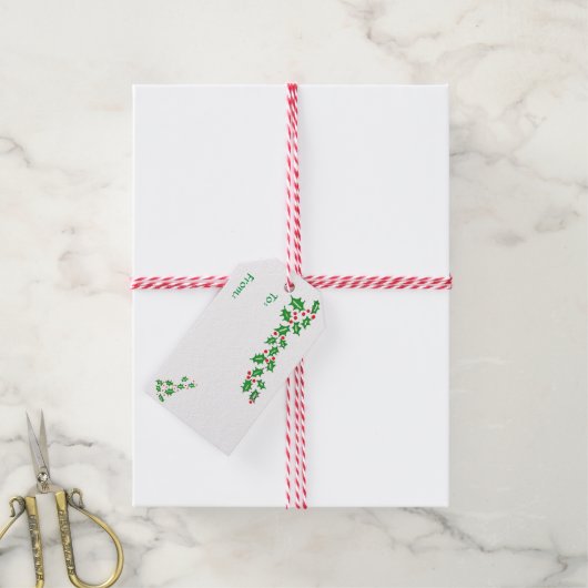 De Labels van de Halls Gift decanteren Cadeaulabel (Met Touw)