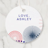 De Labels van het Vierde Gift van juli, de Moderne (Achterkant)